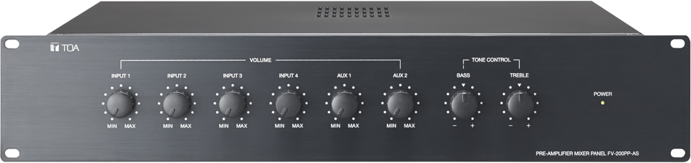 FV-200PP Pre-Amplifier Mixer Panel