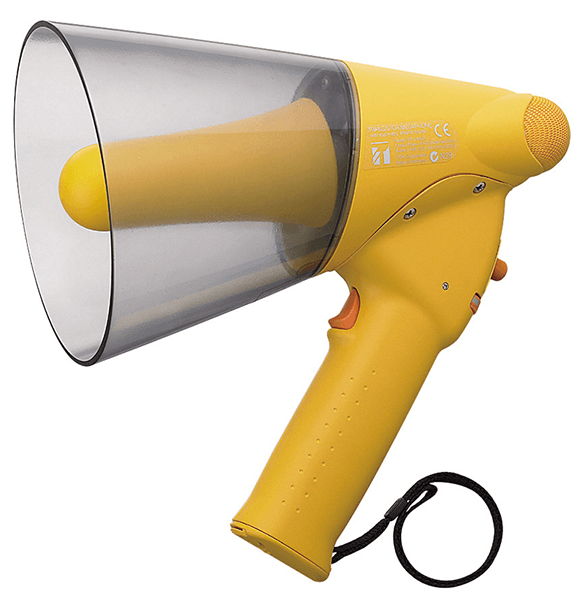 ER-1206W (10W max.) Splash-proof Hand Grip Type Megaphone with Whistle