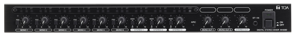 M-633D Digital Stereo Mixer